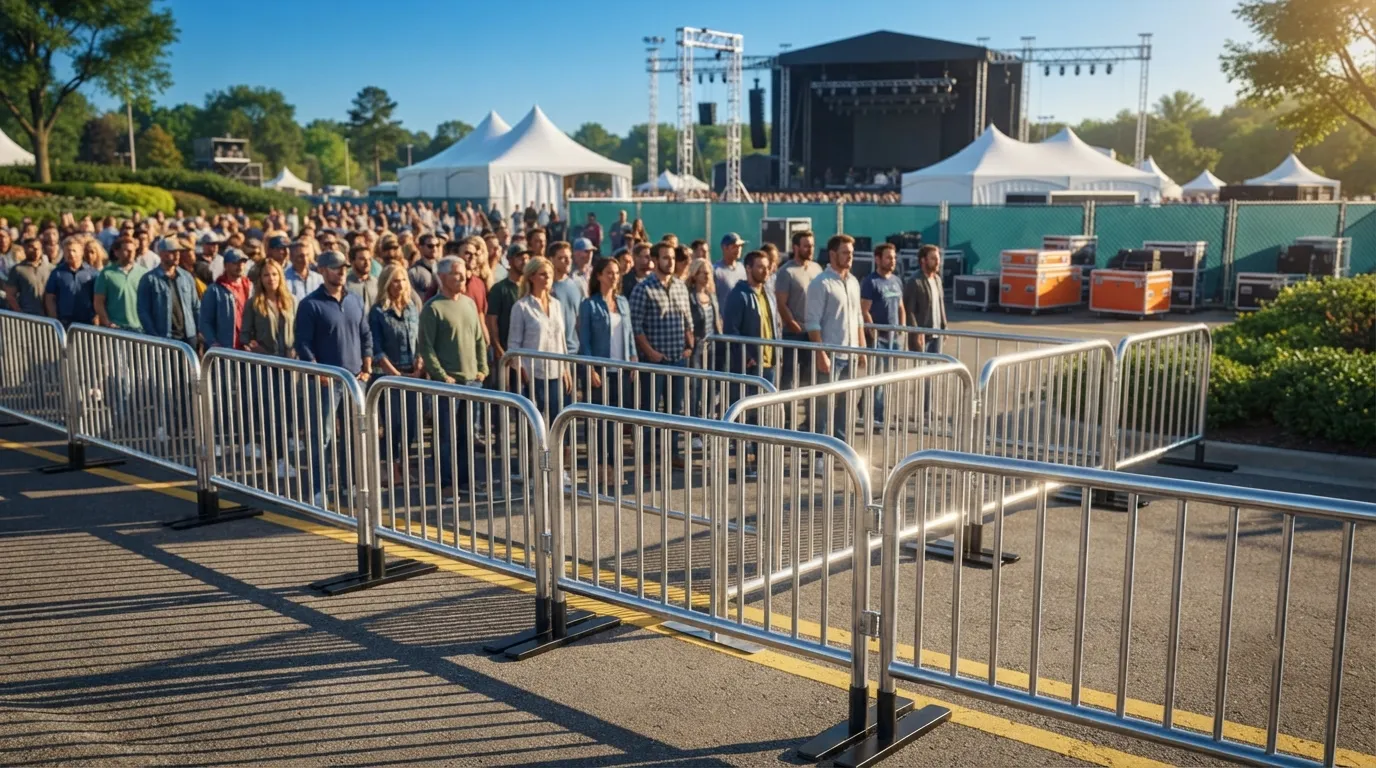 Crowd Control Barrier Rental in Delray Beach, FL
